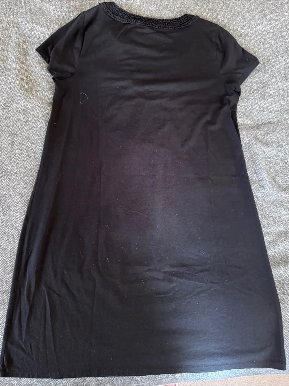 J. Crew Black Cap Sleeve dress